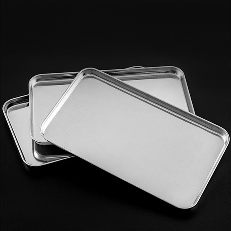 Stainless Steel Serving Tray for Food Storage Baking and Grilling