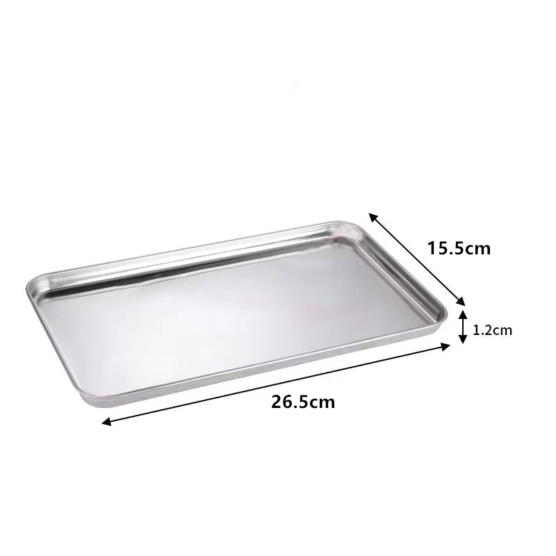 Stainless Steel Serving Tray for Food Storage Baking and Grilling
