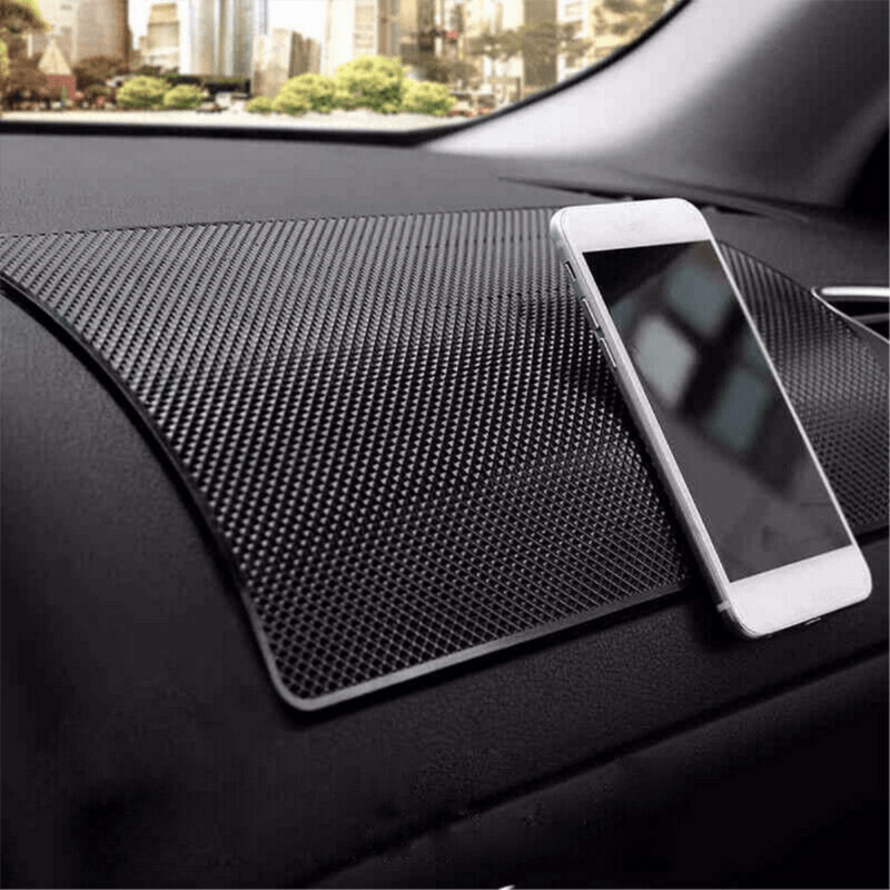 Car Dashboard Anti-Slip Mat PVC Holder for Phones Keys and Glasses