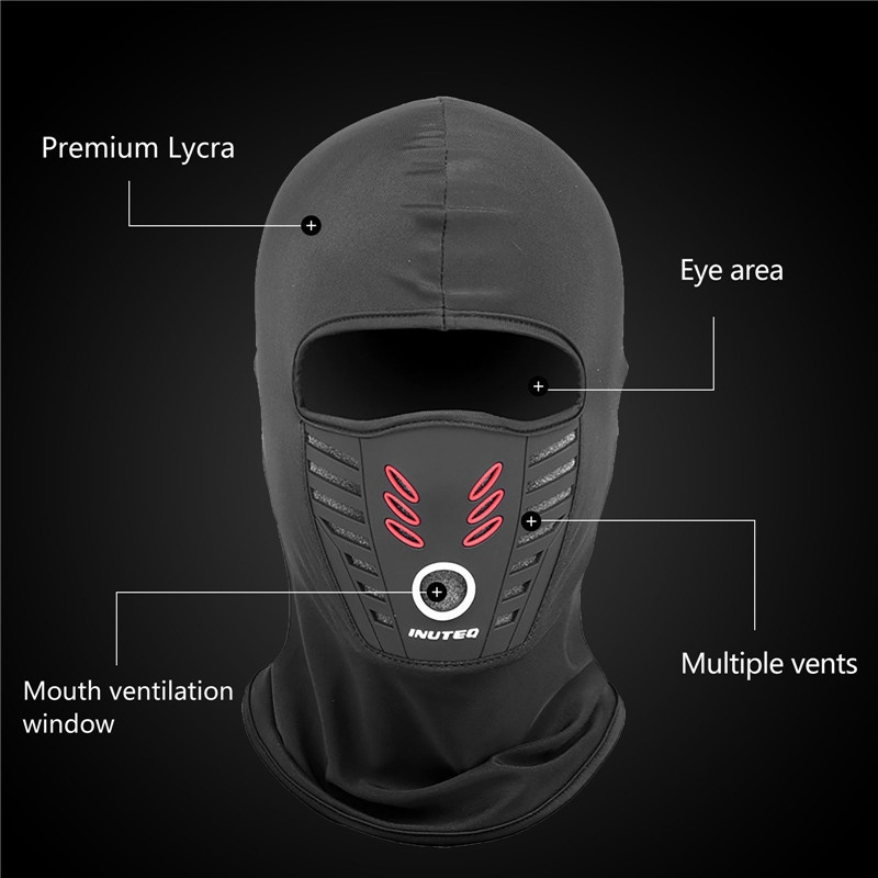 Unisex Waterproof Winter Balaclava Face Mask Ski Mask Black for Men Women