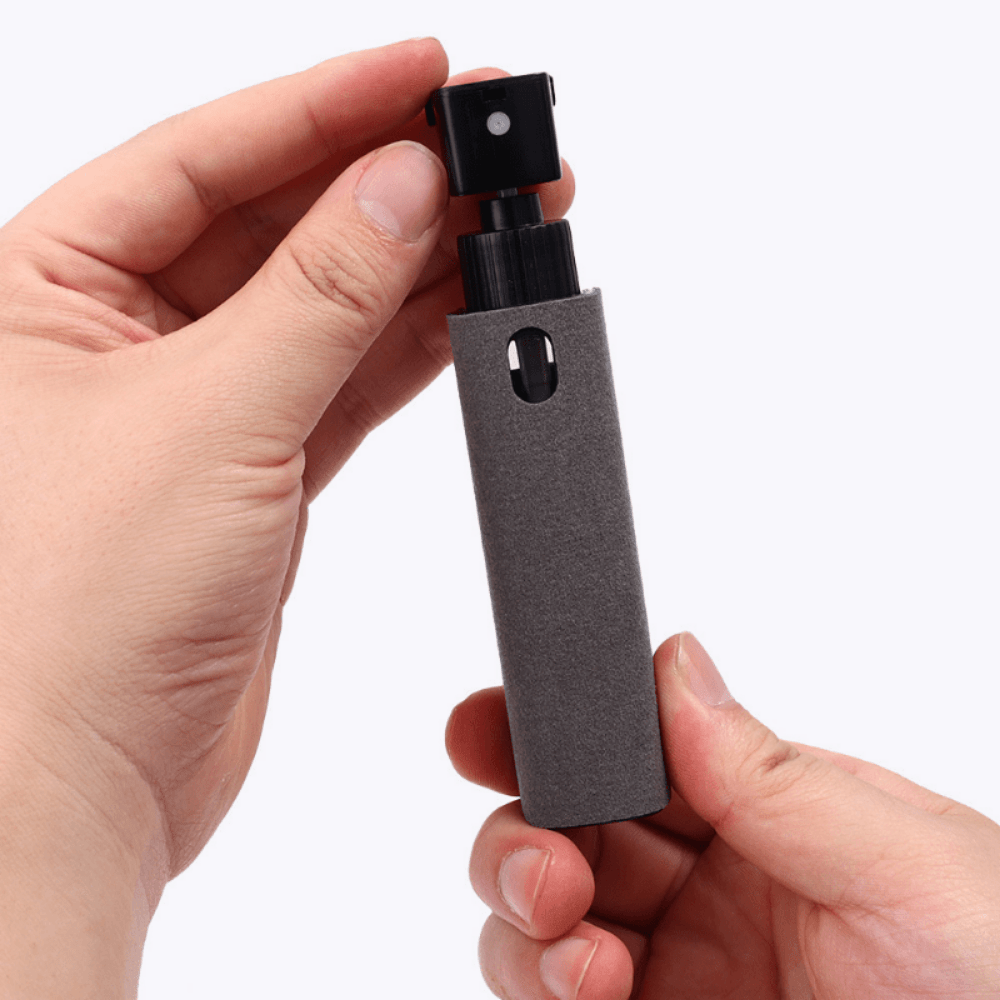 2-in-1 Screen Cleaner Spray and Microfiber Cloth for Phones Laptops Tablets