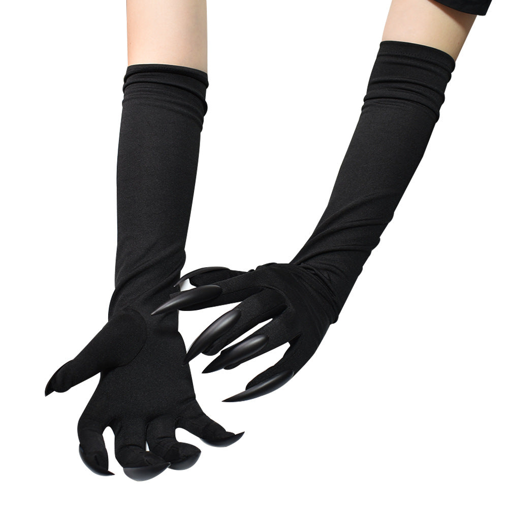 Halloween Ghost Claw Long Gloves Cosplay Costume Accessories