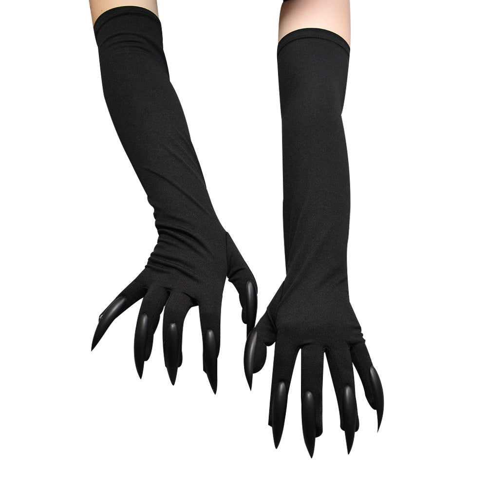 Halloween Ghost Claw Long Gloves Cosplay Costume Accessories