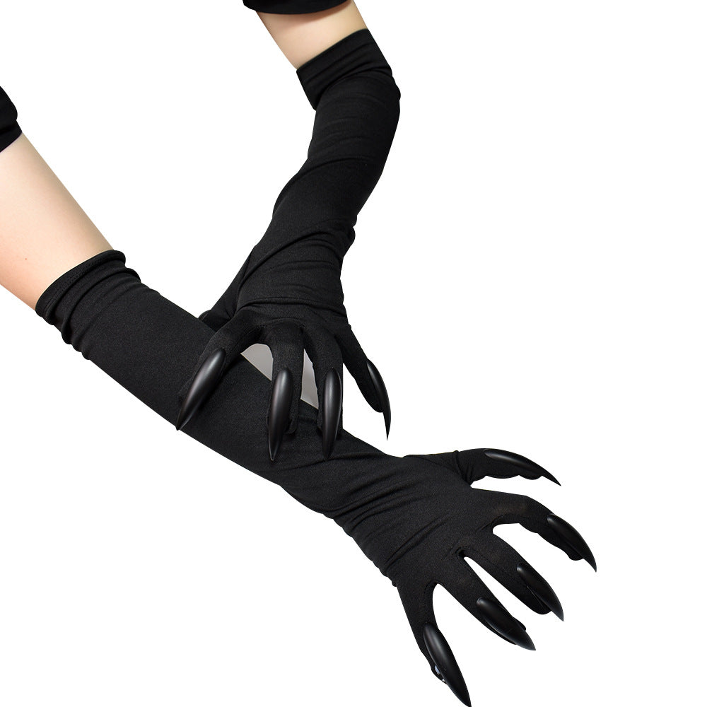 Halloween Ghost Claw Long Gloves Cosplay Costume Accessories