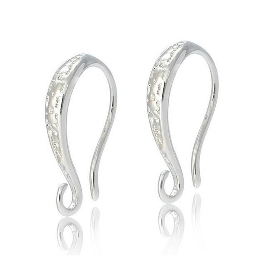 Bulk Pack of 20-50 Frosted DIY Ear Hooks Earrings and Pendants in Gold Silver Rose Gold