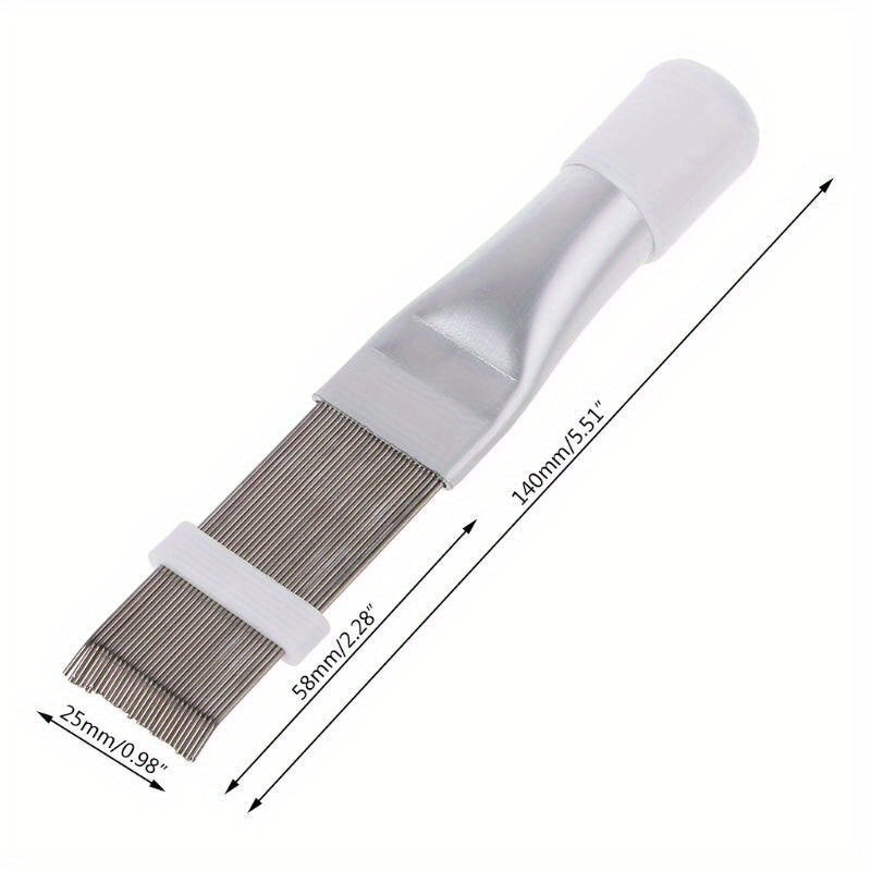 Stainless Steel Air Conditioner Fin Cleaning Comb for Fins and Maintenance