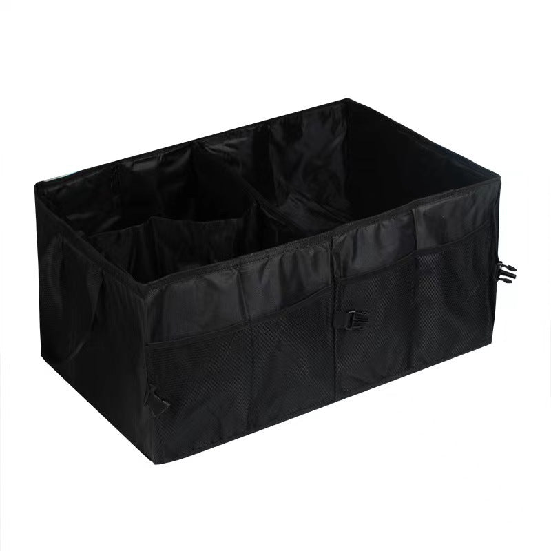 Large Oxford Fabric Car Trunk Organizer Folding Storage Box With Insert Mount