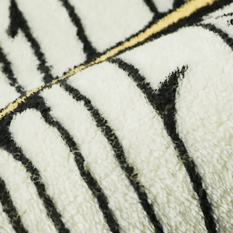 Vintage Leaf Print Cashmere Carpet Non-Slip Waterproof Mat 23.62x35.43 Inches