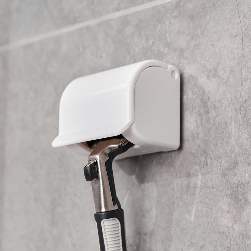 Shower Organizer Steel Razor Hanger Electric Toothbrush Holder Storage