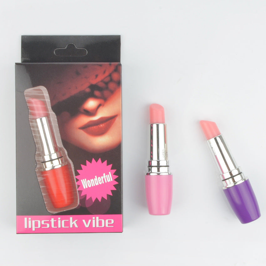 Ayol uchun Silikon Mini Vibrator Lipstick Shovqinli Masturbatsiya O'yinchoqi