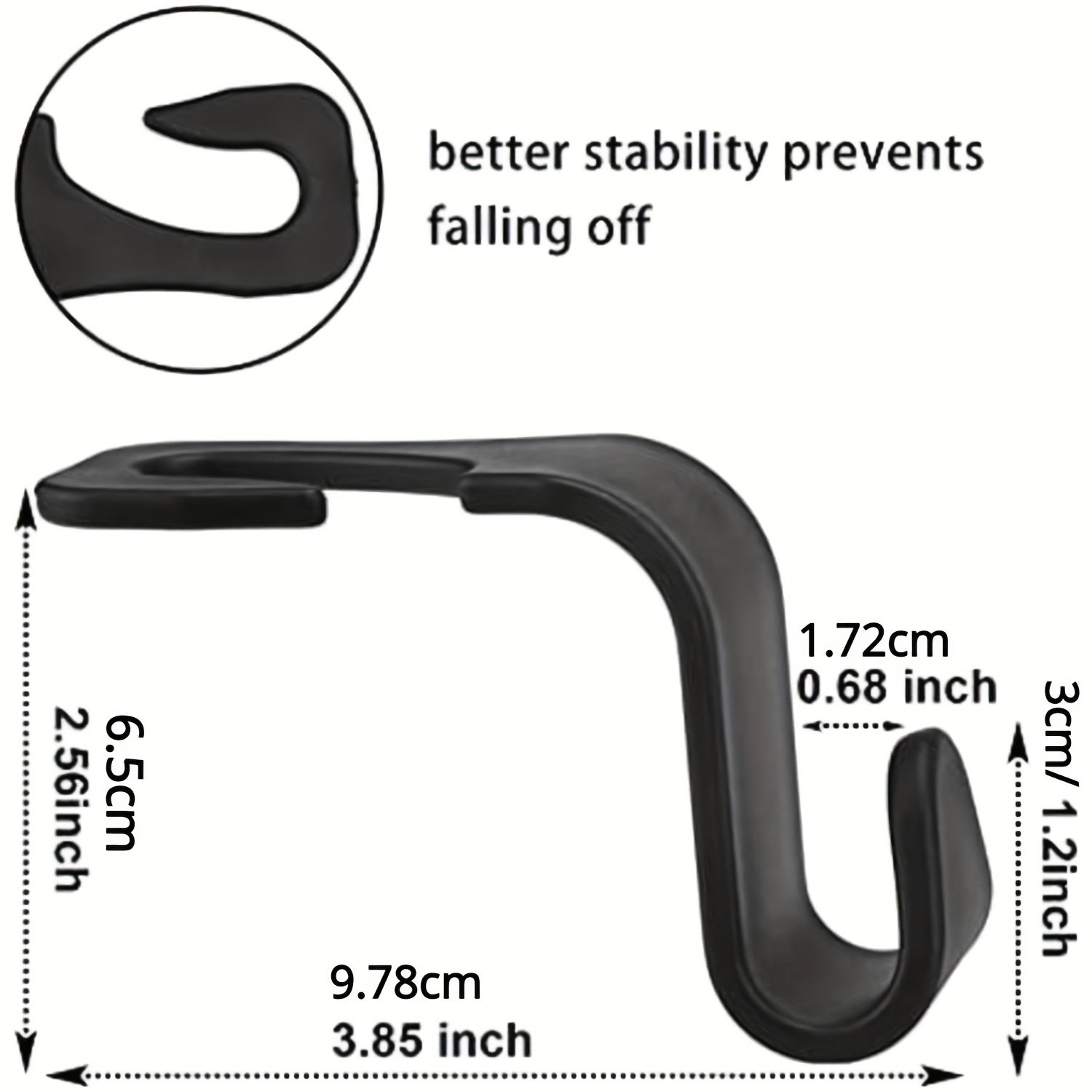 Car Interior Storage Organizer Hooks for Purses Coats Umbrellas