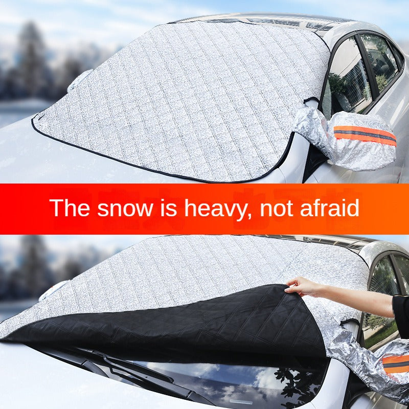 Winter Car Windshield Snow Cover Sunshade for Protection from Snow and Sun