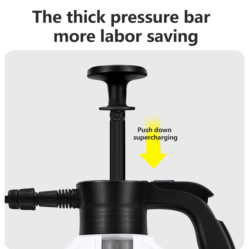 Portativ qo‘l bilan ishlovchi yuqori bosimli avtomobil yuvish ko‘pik purkagichi, avtomobillar va uylar uchun