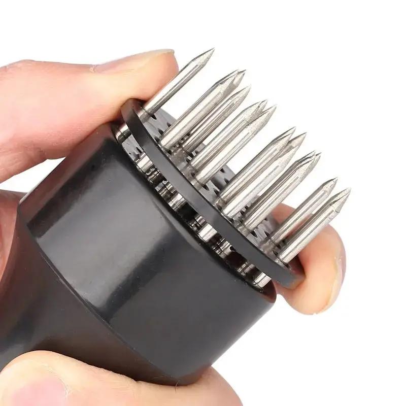 Ablandador de carne de acero inoxidable con 21 cuchillas, utensilio y accesorio de cocina