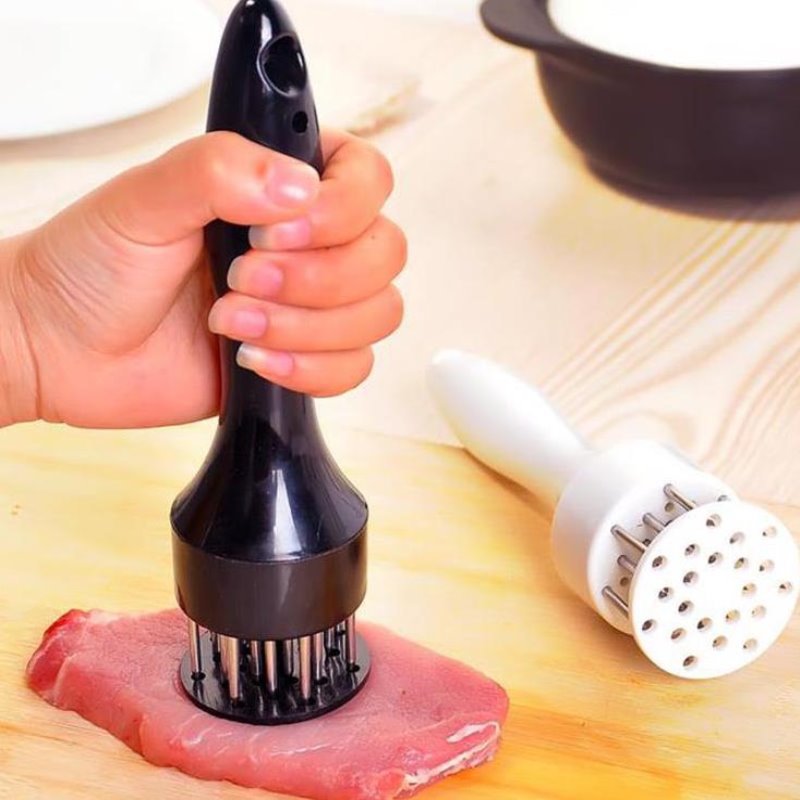 Stainless Steel Meat Tenderizer with 21 Blades Kitchen Gadget and Accessory