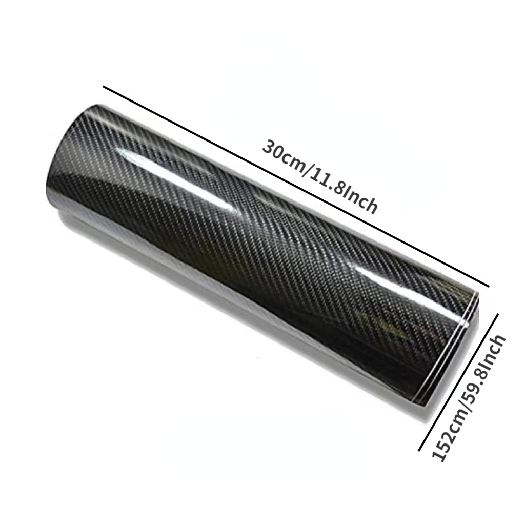 Mototsikllar, planshetlar uchun Karbon tolali vinil yopishtiruvchi stiker 30x152cm