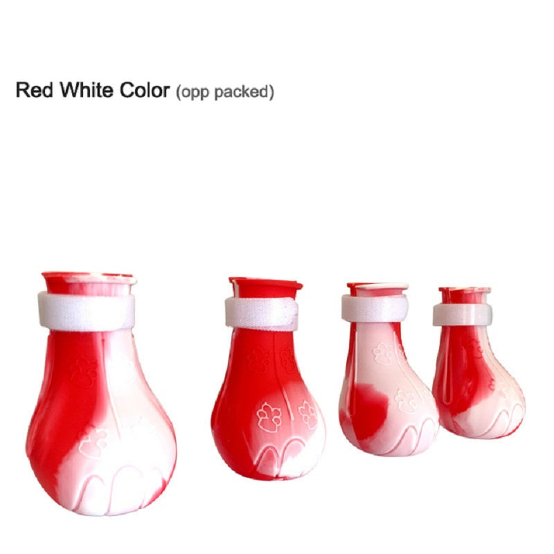 Set of 4 Silicone Cat Paw Protectors for Grooming and Bathing