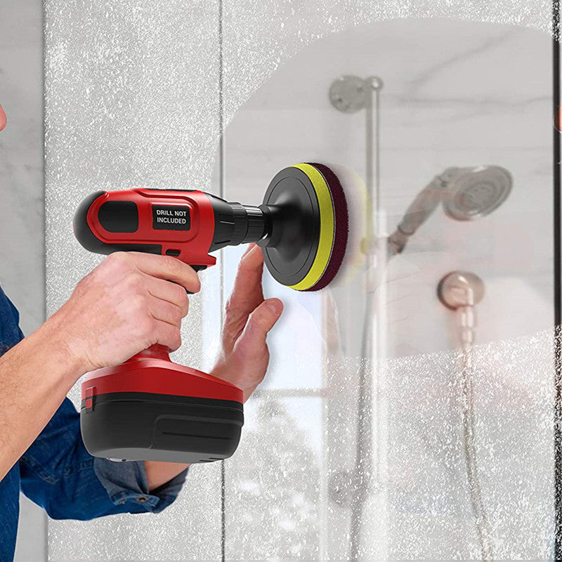 8 ta plita tozalash cho'tkalari to'plami, hammom, pol va vannani tozalash uchun ideal - tozalash yostiqlari va tozalash aksessuarlari bilan birga keladi - kvartiralar va kollej yotoqxonalari uchun zaruriy ta'minot