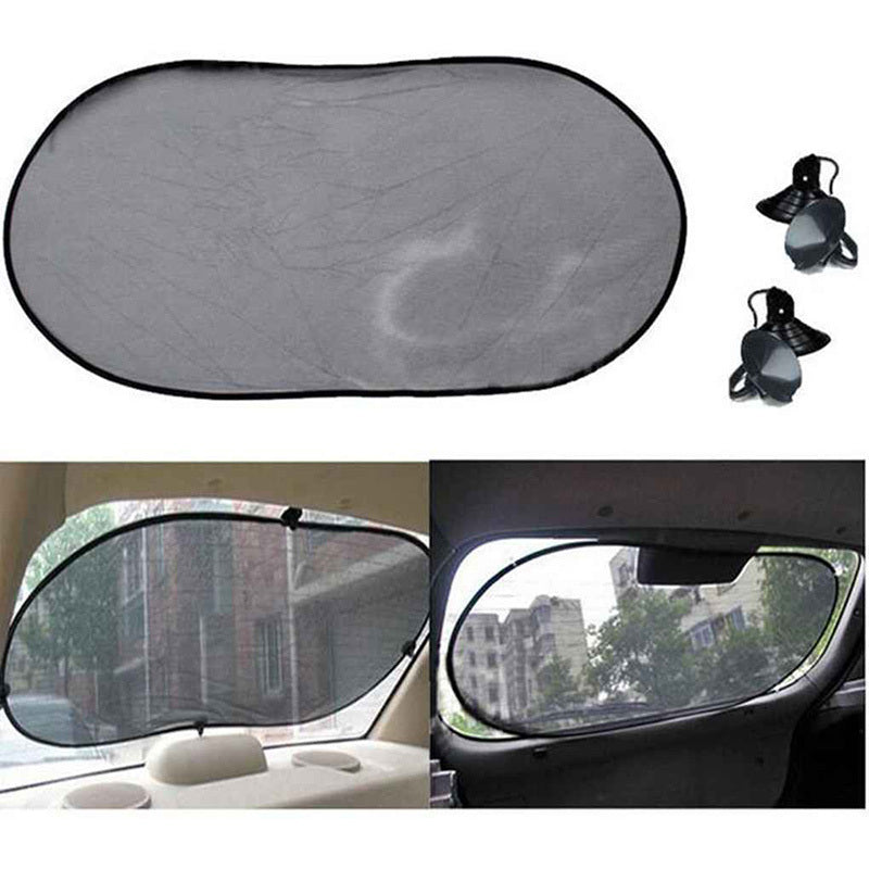 Rear Car Sun Shade Mesh Screen UV Heat Insulation Protector