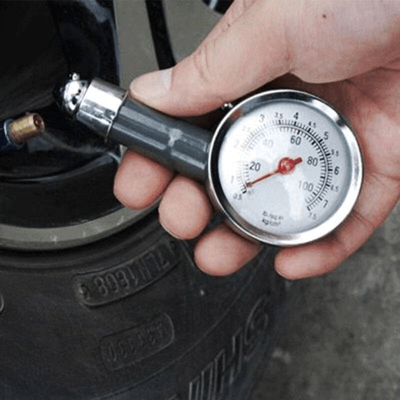 Mini Tire Pressure Gauge for Cars Trucks Motorcycles Bikes Iron Material Compact Digital