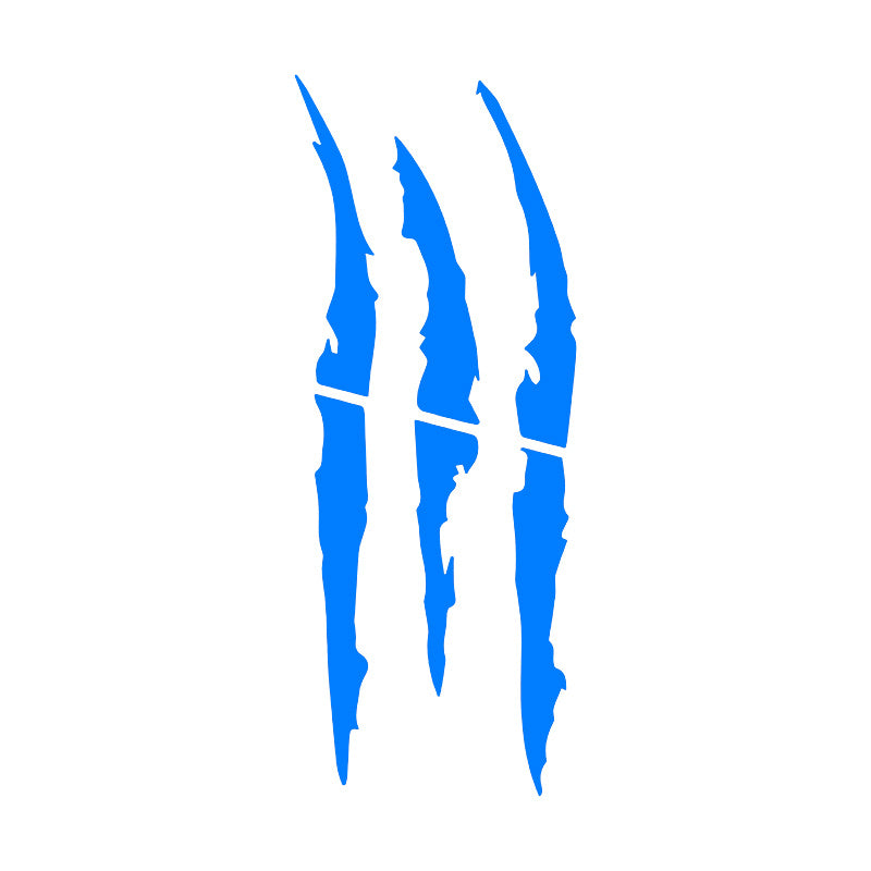 Universal motosikl va avtomobil uchun stiker, tirnoq chiziqli, yoritgichli, suv o'tkazmaydigan dekali