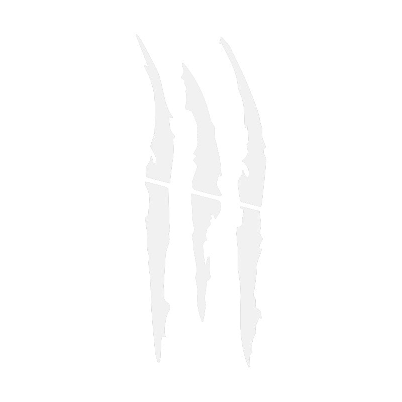 Universal motosikl va avtomobil uchun stiker, tirnoq chiziqli, yoritgichli, suv o'tkazmaydigan dekali