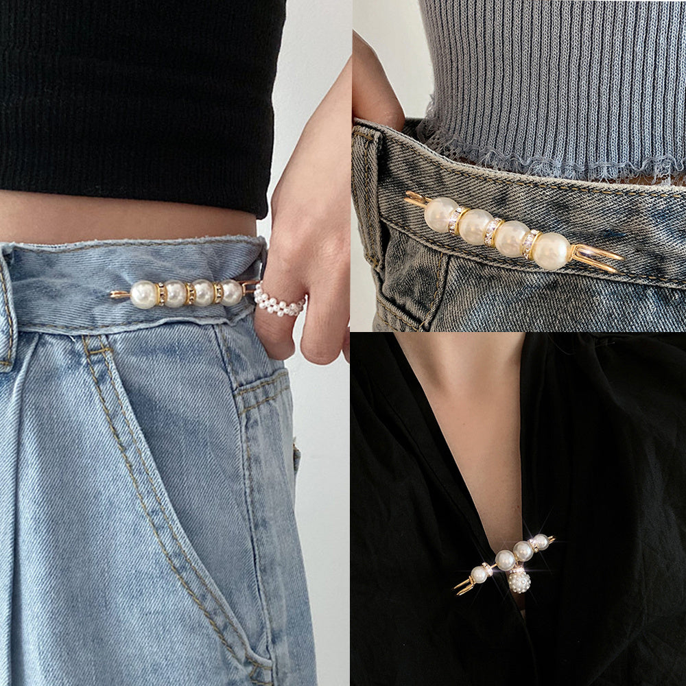 Juego de 13 broches de imitación perla para mujeres accesorios de vestir decoración de ropa