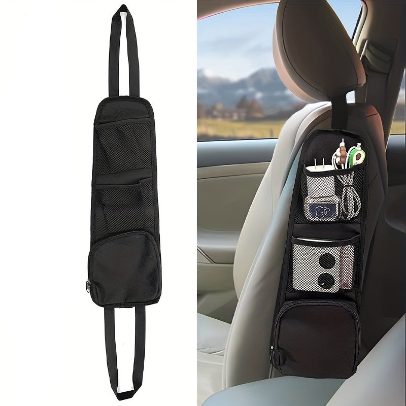 Bolsa colgante de almacenamiento para asiento de coche, organizador multi-bolsillo para coches, SUVs, camiones