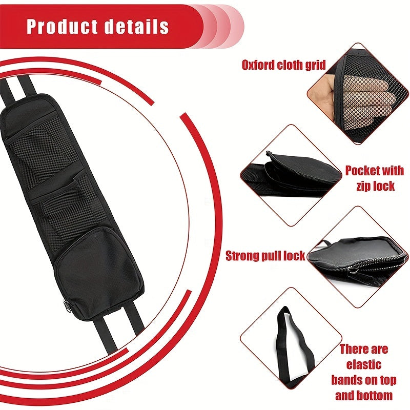 Bolsa colgante de almacenamiento para asiento de coche, organizador multi-bolsillo para coches, SUVs, camiones
