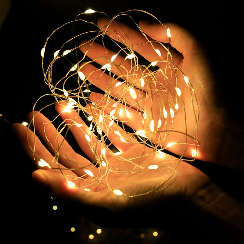 Mini Fairy Lights Copper Wire 10/20 Mode Christmas Decor