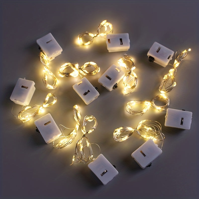 Mini Fairy Lights Copper Wire 10/20 Mode Christmas Decor