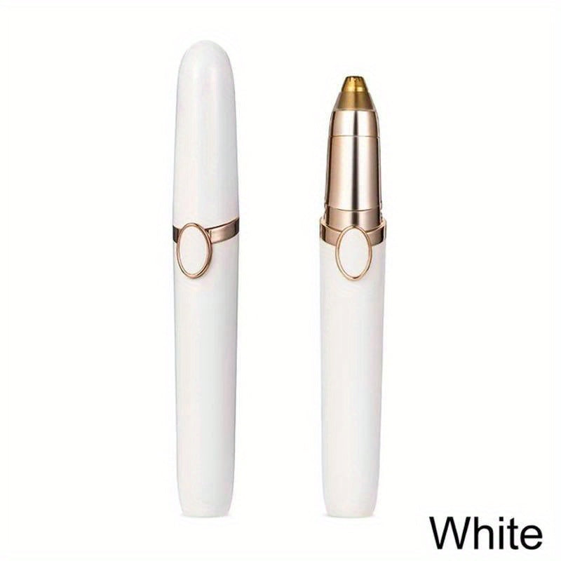 Afeitadora eliminadora de vello facial para mujeres y hombres, recargable por USB, afeitadora mecánica, cortapelos facial rápido