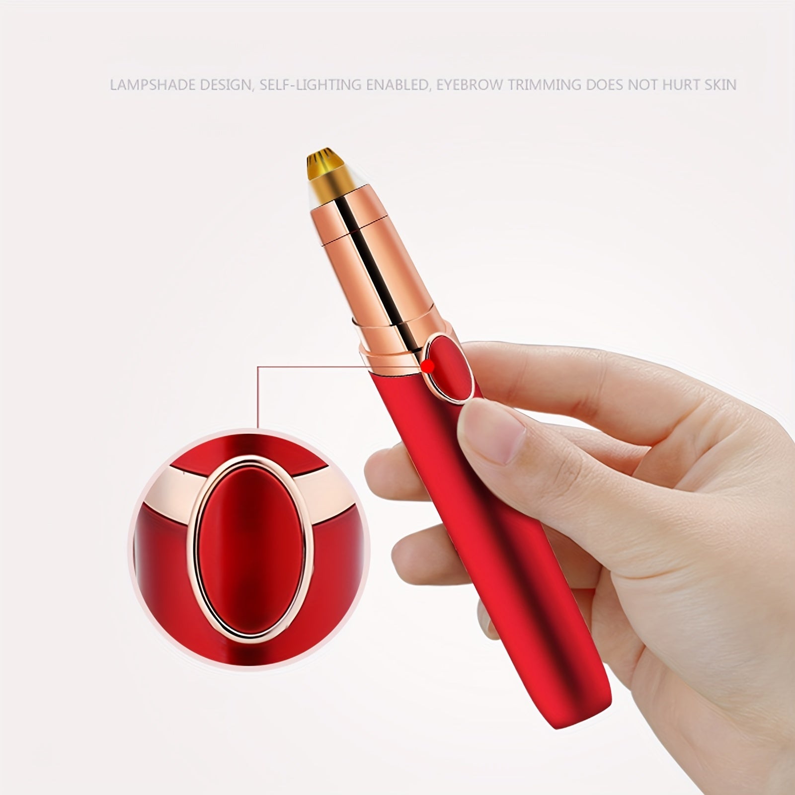 Rechargeable Eyebrow Razor for Women and Men USB Charging Facial Hair Remover Painless Trimmer