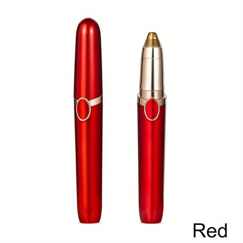 Afeitadora eliminadora de vello facial para mujeres y hombres, recargable por USB, afeitadora mecánica, cortapelos facial rápido