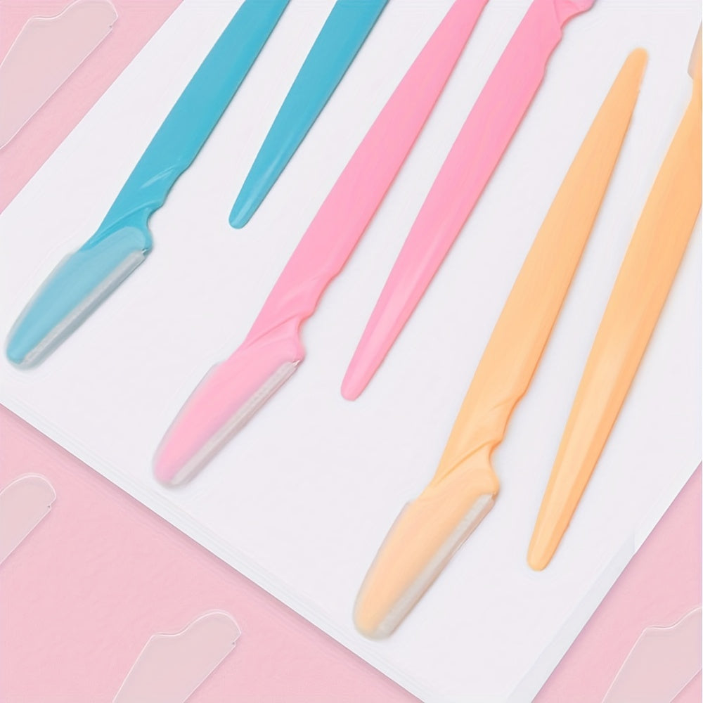 Erkaklar va ayollar uchun 12 ta zanglamaydigan po'latdan yasalgan qosh va yuz uchun raserlar