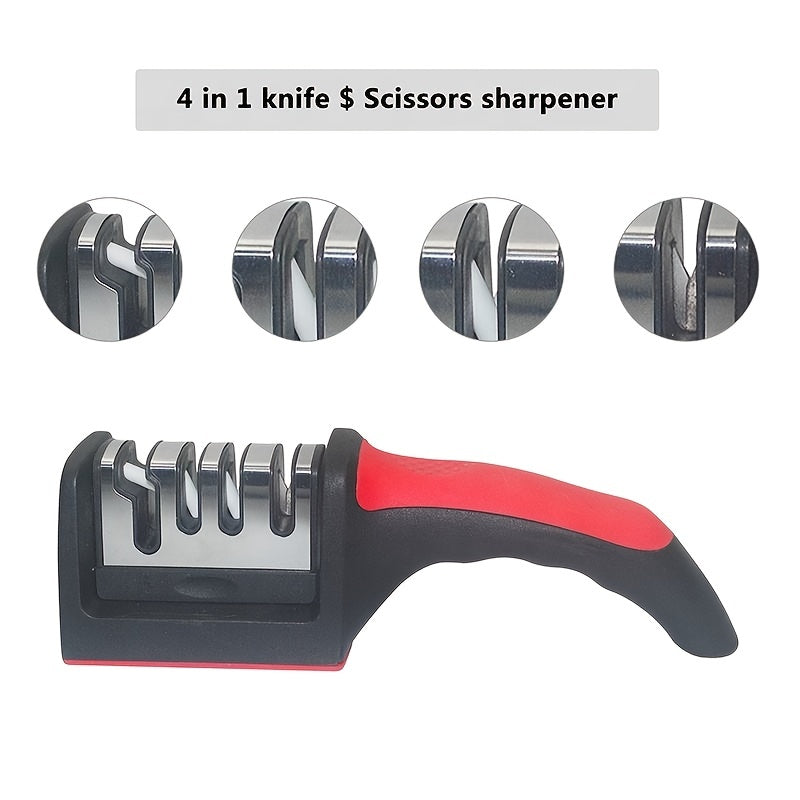 Kitchen Knife Sharpener 4-Stage Professional Honing and Sharpening System