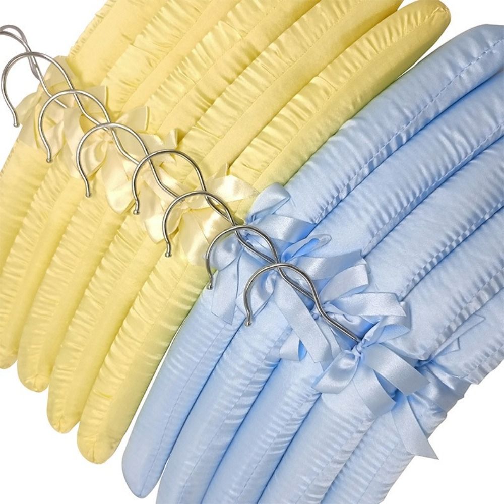 10 Satin Padded Clothes Hangers for Wardrobe Organization and Display