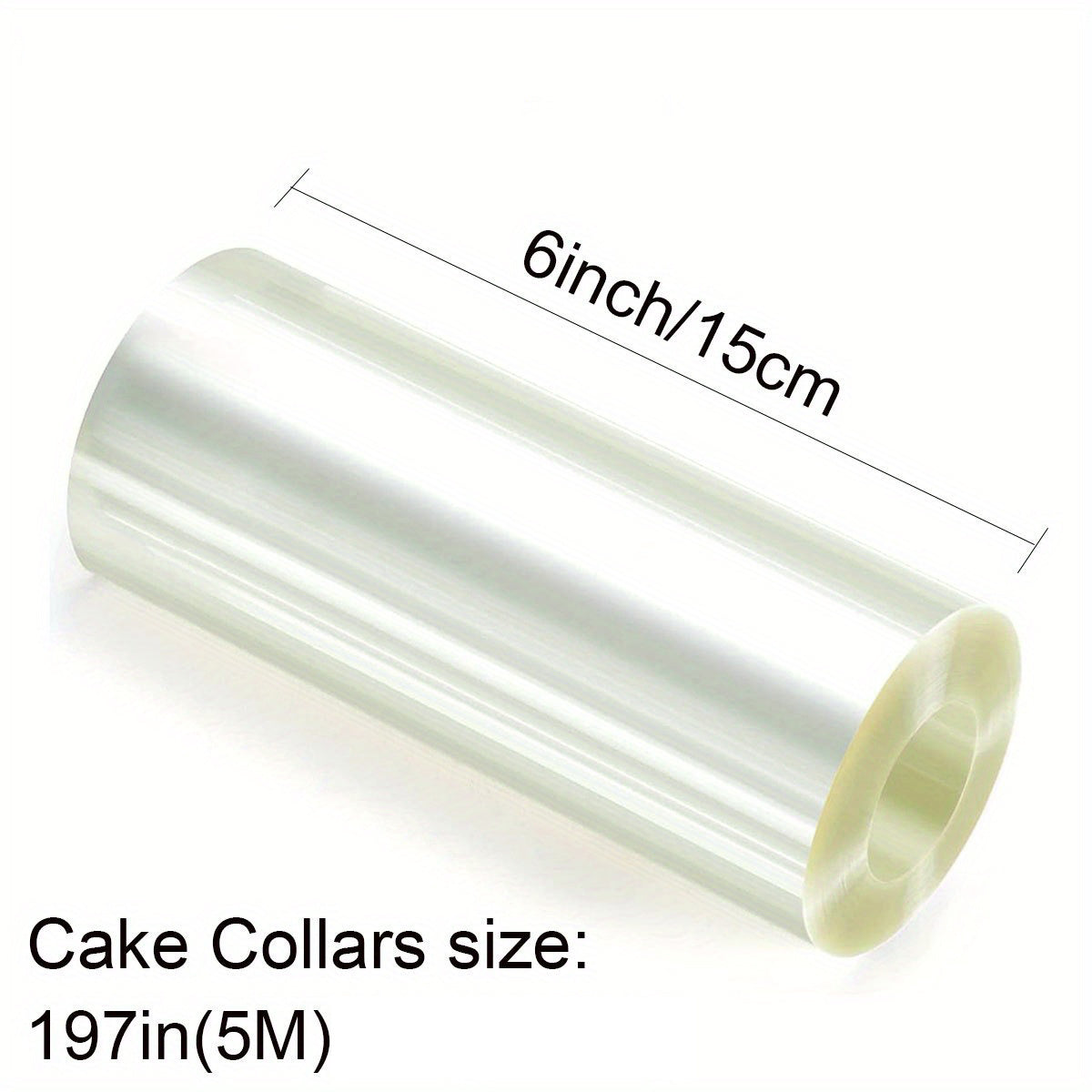 Clear Acetate Cake Collar 197 Inch Roll for Mousse and Chocolate Decoration