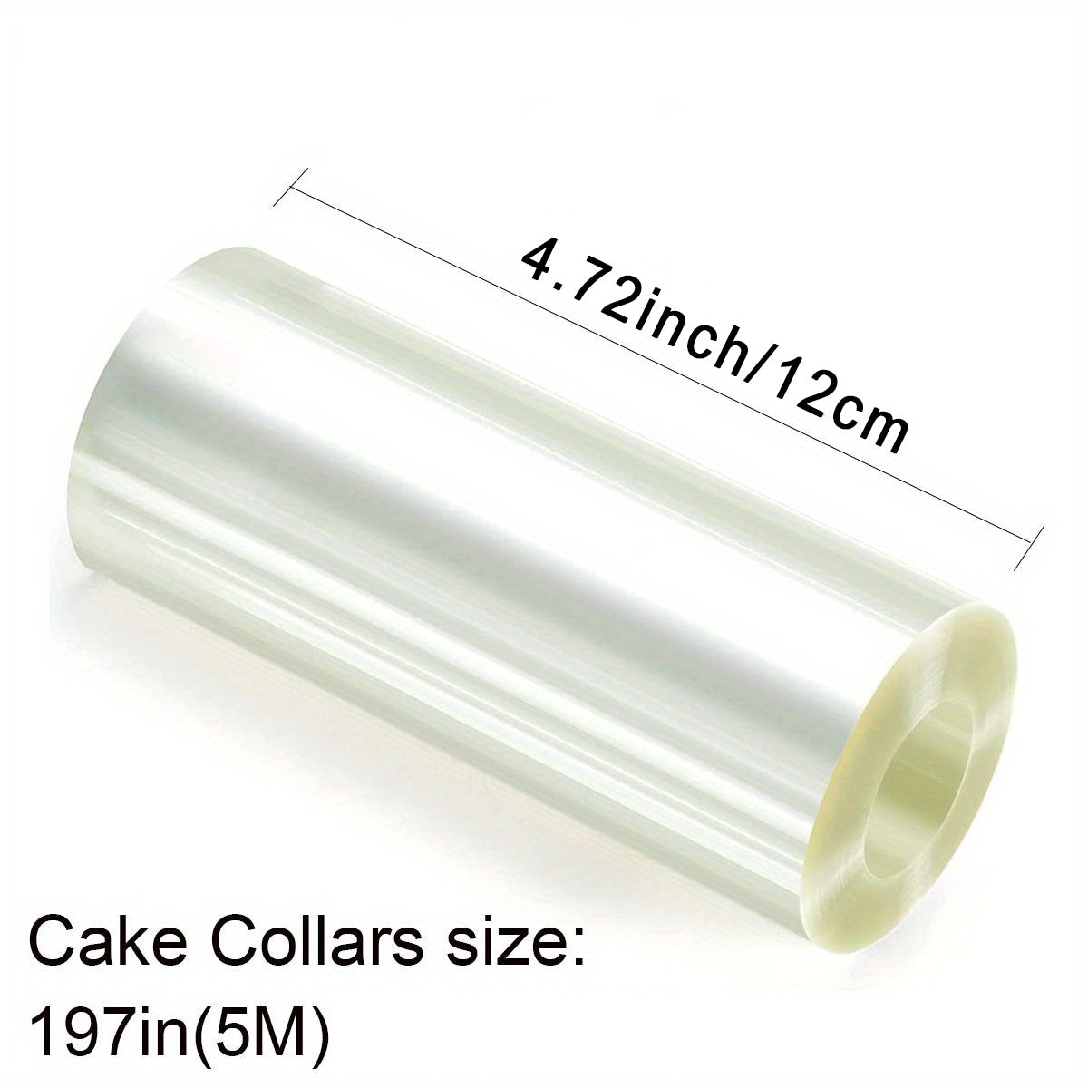 Clear Acetate Cake Collar 197 Inch Roll for Mousse and Chocolate Decoration
