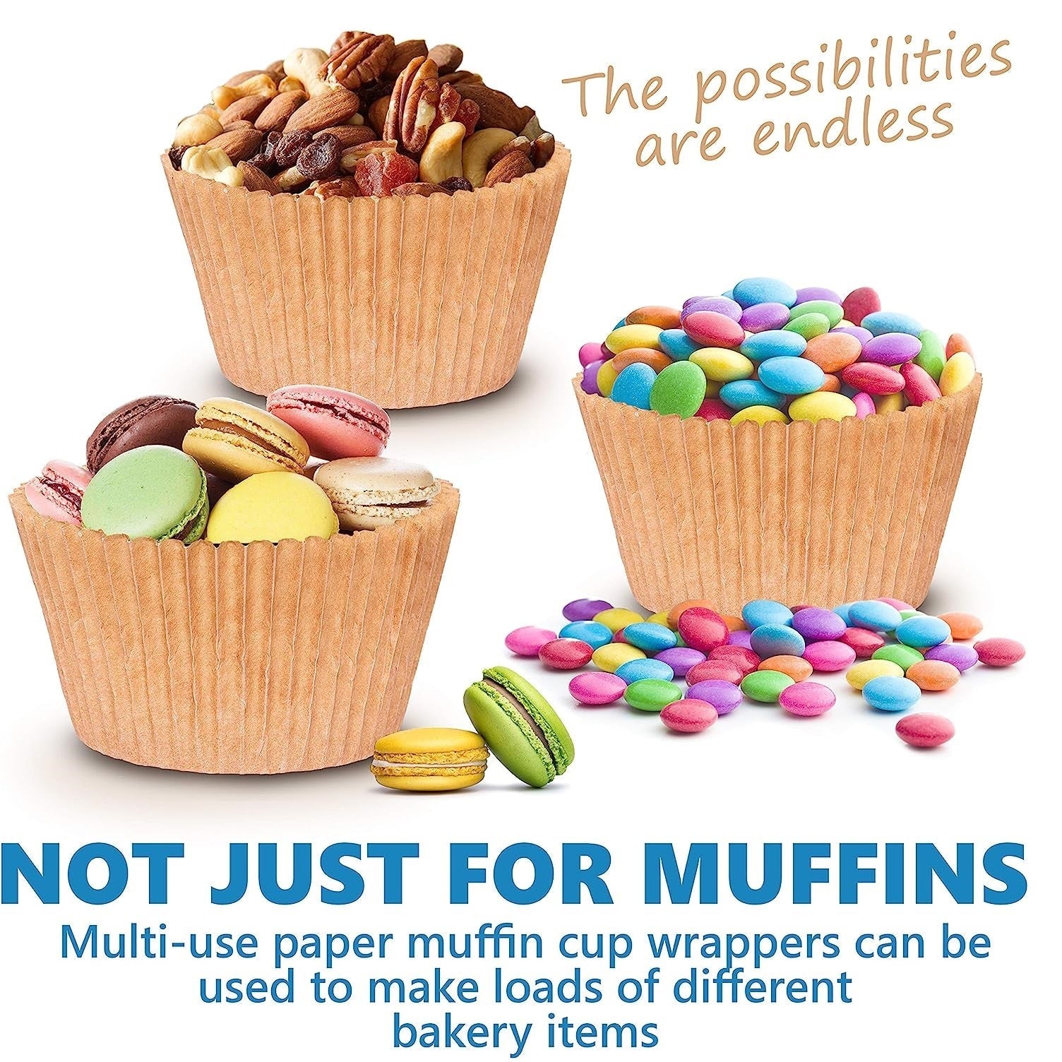 Baking Tools Set 100/200pcs Paper Cupcake Liners Heat Resistant Muffin Molds