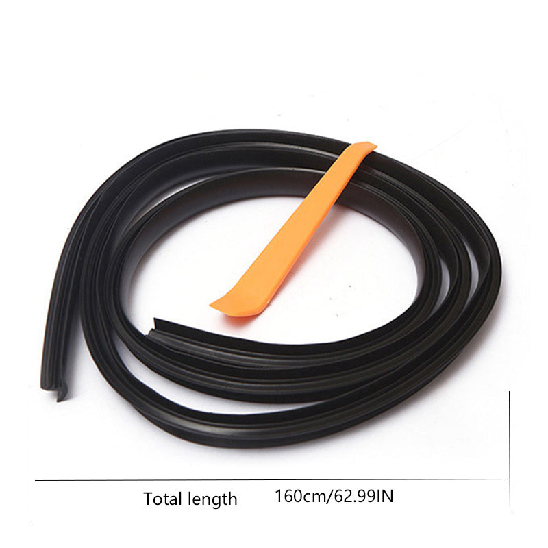 Sello de moldura de panel inferior de parabrisas de goma universal para coche