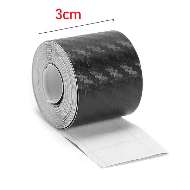 Universal Carbon Fiber Car Threshold Protective Film Waterproof Scratch-Resistant