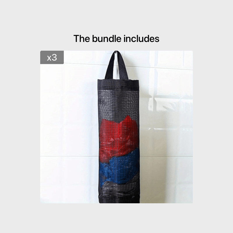 Дисплей для мешков из пластика, настенный держатель для мусорных мешков, органайзер для хранения мешков, держатель для мусорных мешков