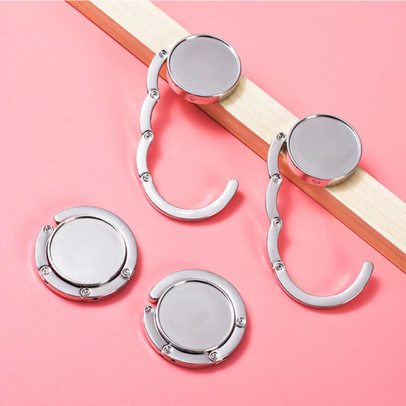 Folding Purse Hook Hangers Portable Bag Buckle Desk Hooks Handbag Holder