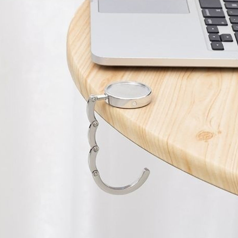 Folding Purse Hook Hangers Portable Bag Buckle Desk Hooks Handbag Holder