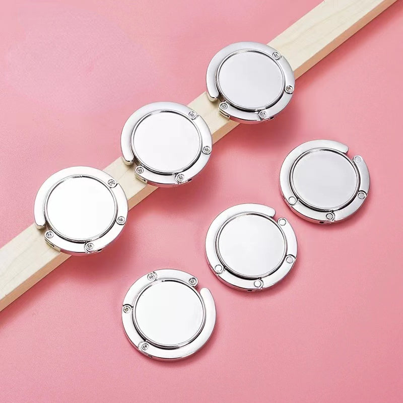 Folding Purse Hook Hangers Portable Bag Buckle Desk Hooks Handbag Holder