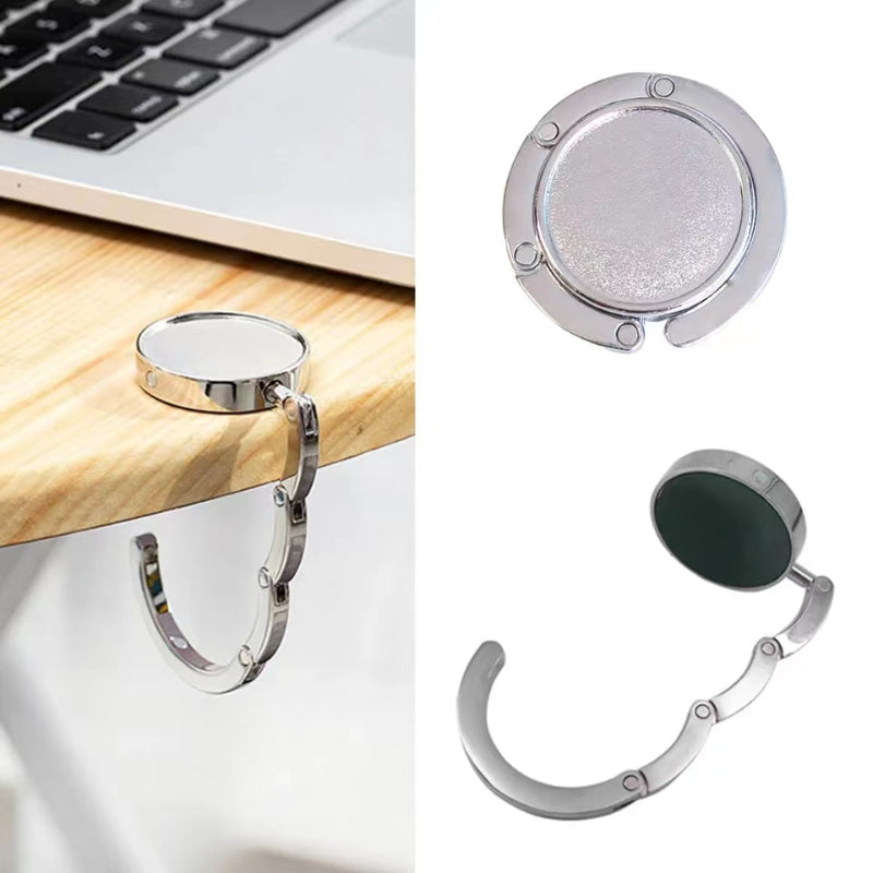 Folding Purse Hook Hangers Portable Bag Buckle Desk Hooks Handbag Holder