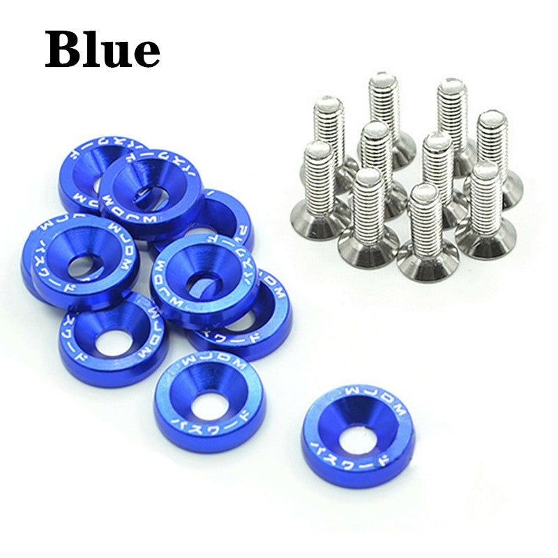 Aluminum Fender Washers and Bolts M6 Auto Motorcycle Accessories