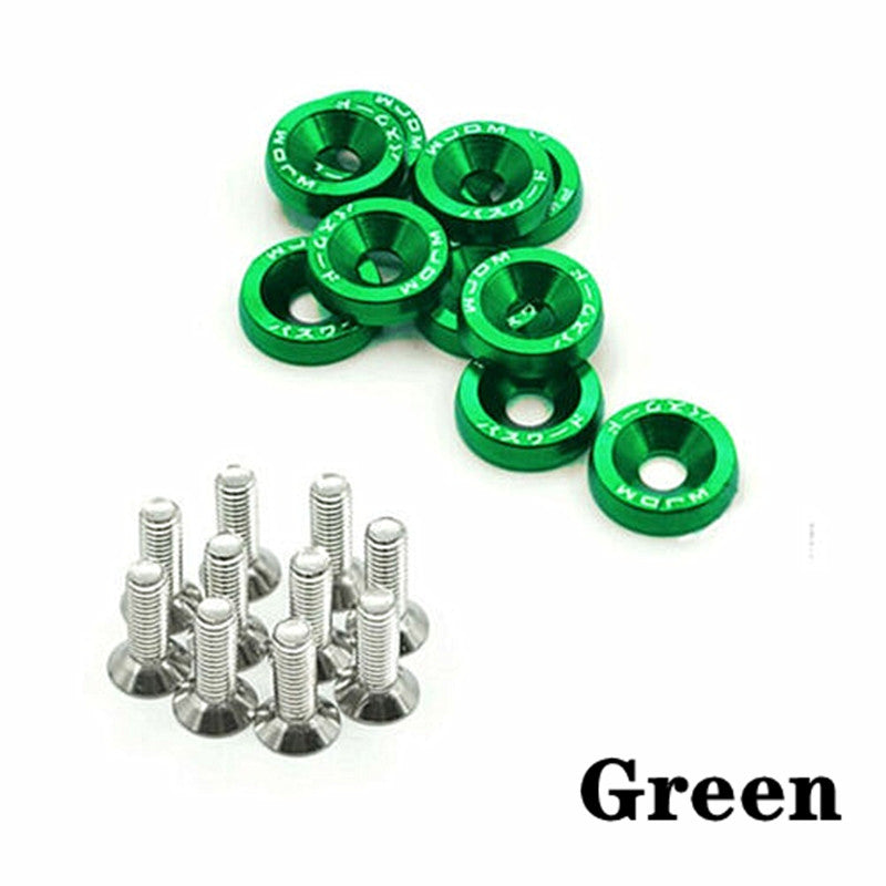 Aluminum Fender Washers and Bolts M6 Auto Motorcycle Accessories