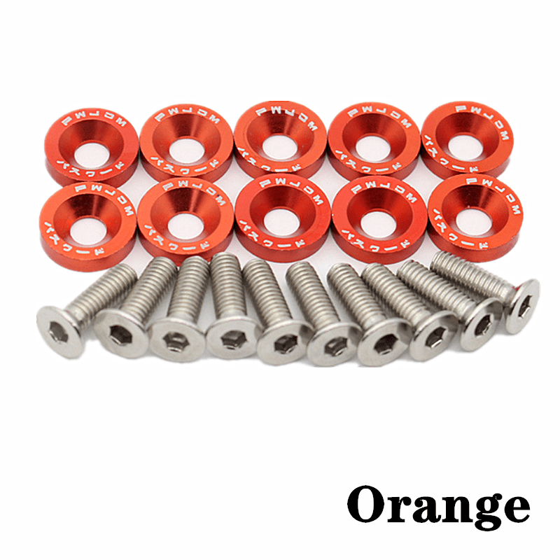 Aluminum Fender Washers and Bolts M6 Auto Motorcycle Accessories